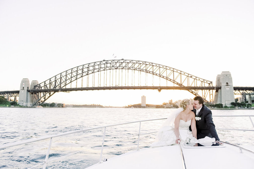 Sydney Harbour Bridge Bride Groom
