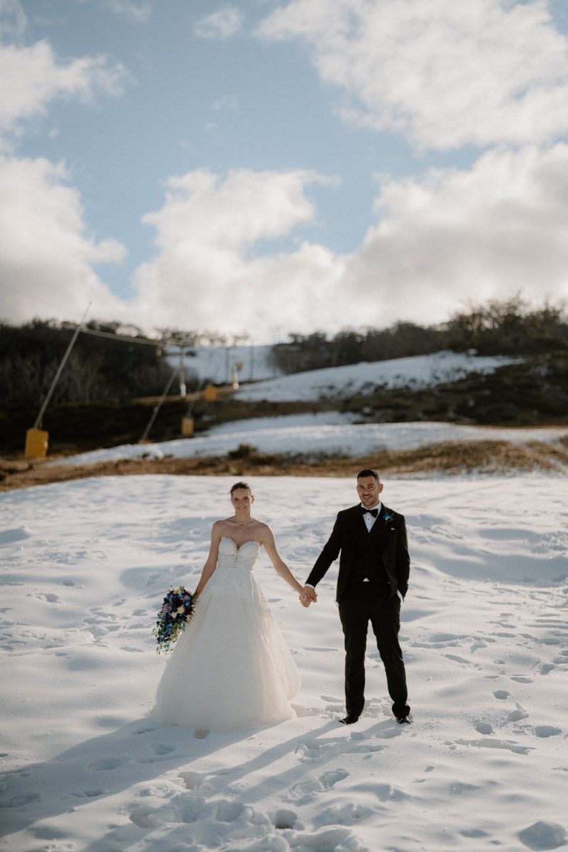 Alannah and Alex snow wedding perisher nsw-176