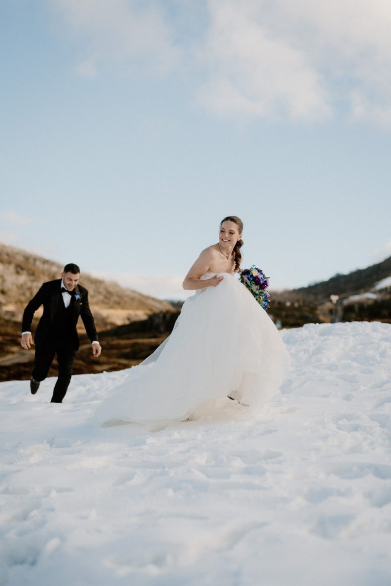 Alannah and Alex snow wedding perisher nsw-195
