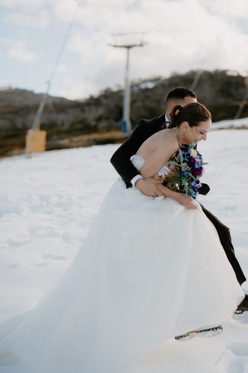 Alannah and Alex snow wedding perisher nsw-198