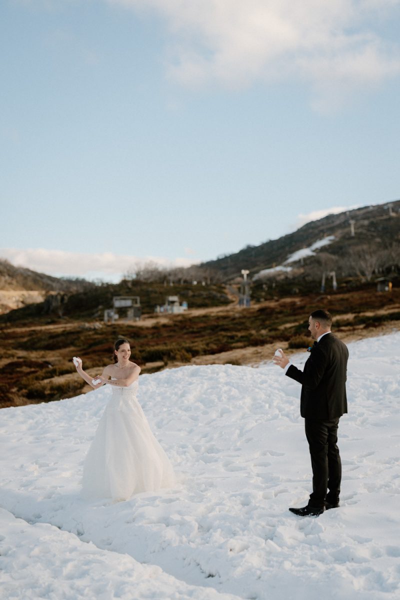 Alannah and Alex snow wedding perisher nsw-203