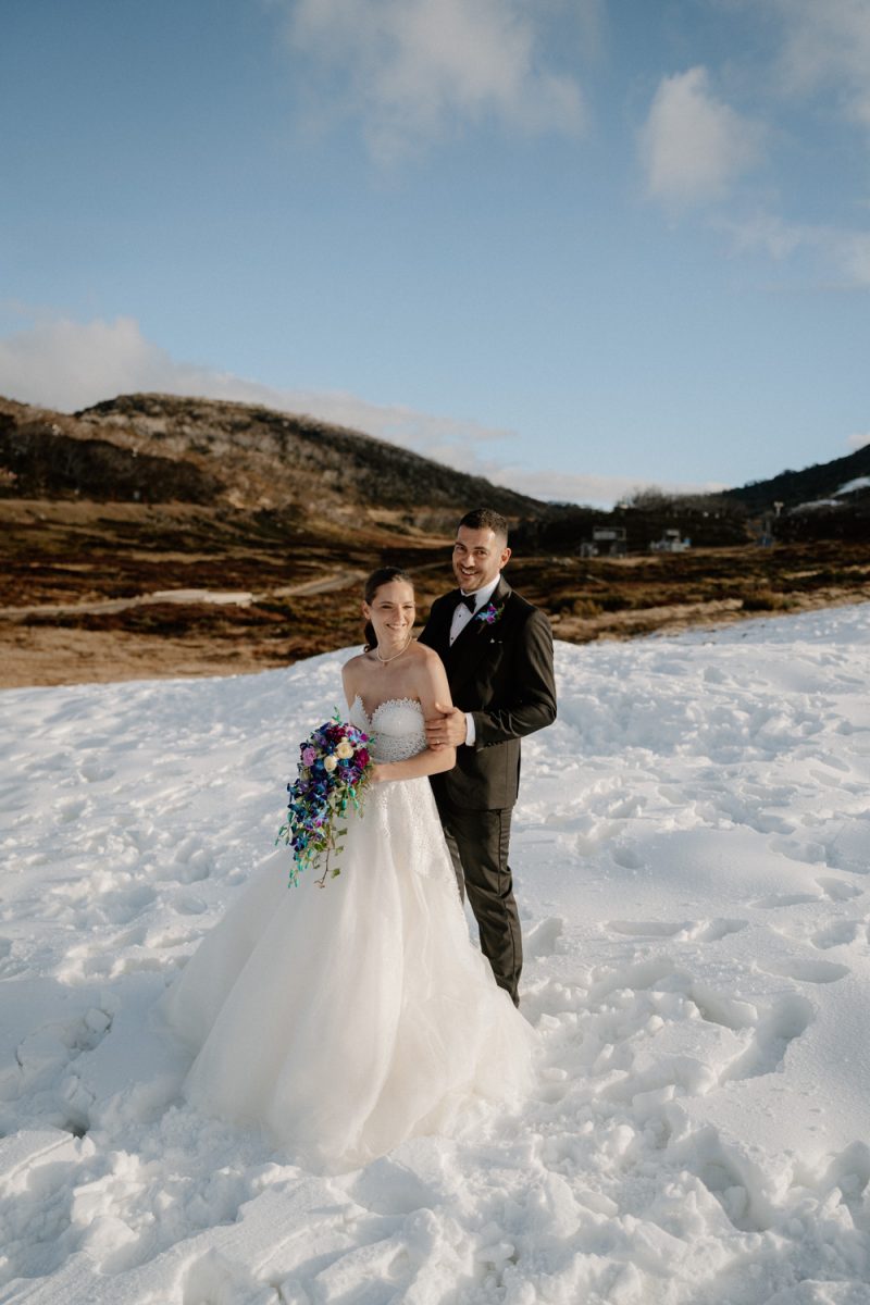 Alannah and Alex snow wedding perisher nsw-209