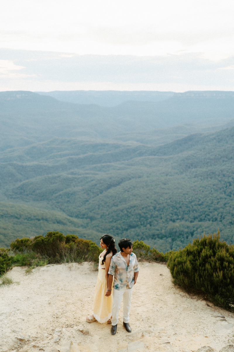 Dilshan and Krishni portraits lincolns rock blue mountains-69