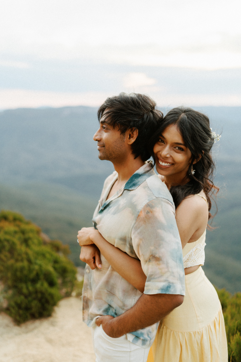 Dilshan and Krishni portraits lincolns rock blue mountains-73